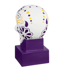Plow &amp; Hearth Decorative Garden Accents | Yard &amp; Garden Lsu Sugar Skull Statue