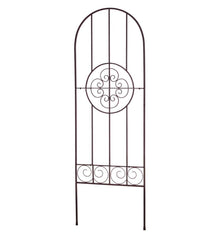 Plow &amp; Hearth Decorative Garden Accents | Yard &amp; Garden Medallion Metal Garden Trellis