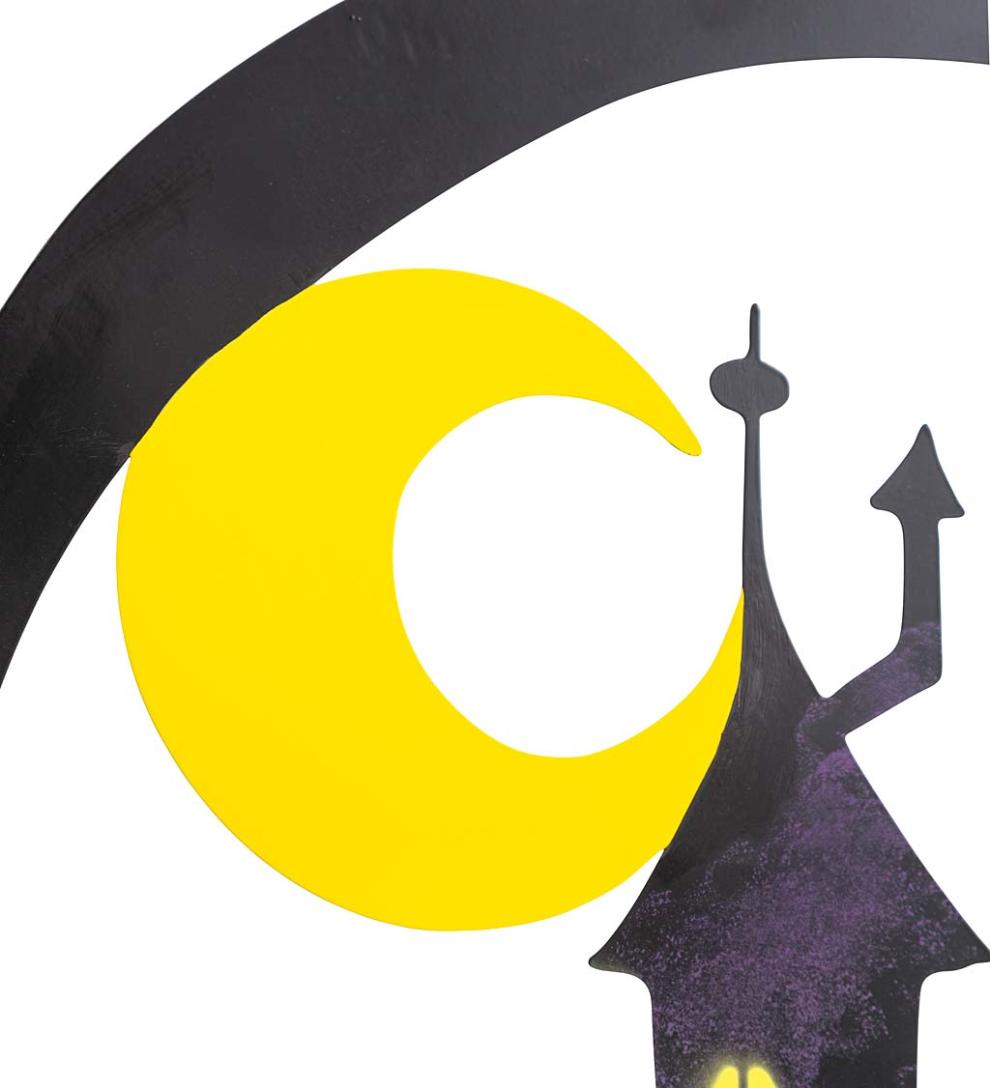 Plow &amp; Hearth Decorative Garden Accents | Yard &amp; Garden Metal Halloween Trellises In Witch And Haunted House Designs - Haunted House