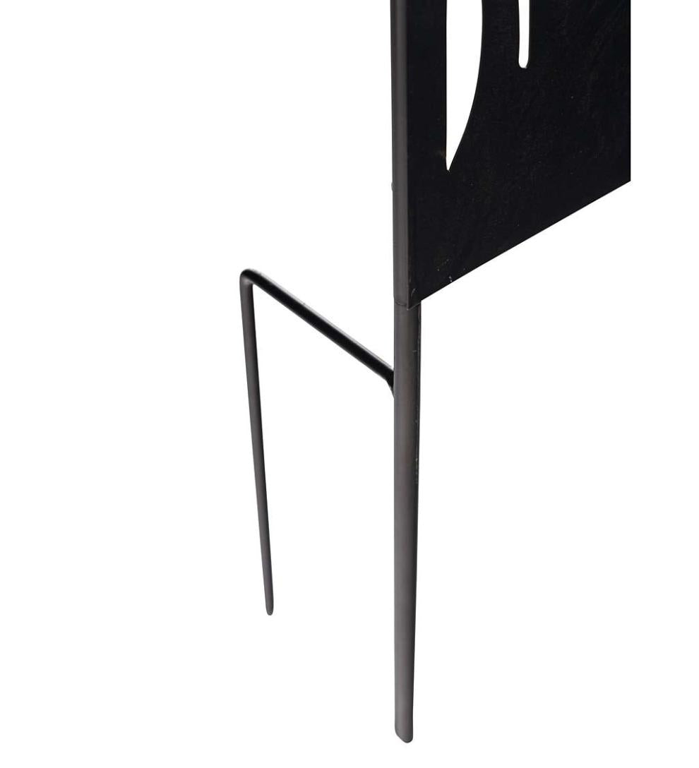 Plow &amp; Hearth Decorative Garden Accents | Yard &amp; Garden Metal Halloween Trellises In Witch And Haunted House Designs - Haunted House