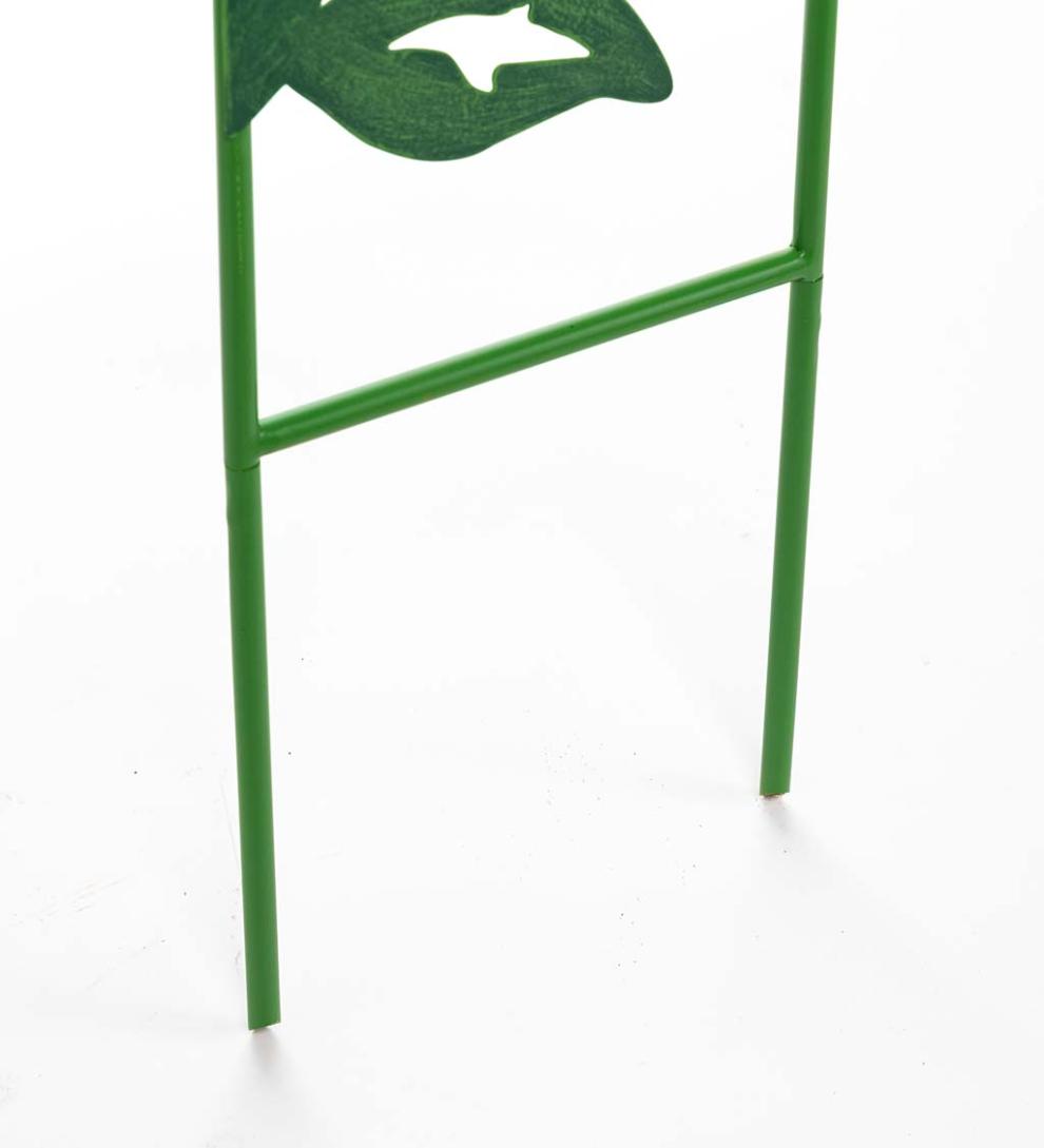 Plow &amp; Hearth Decorative Garden Accents | Yard &amp; Garden Metal Rose Garden Landscape Panel Stakes, Set Of 5