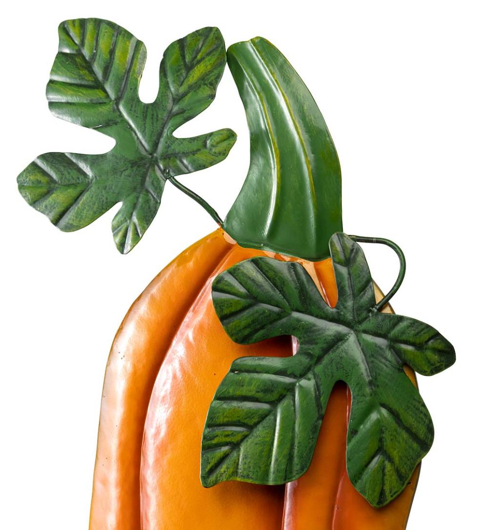 Plow &amp; Hearth Decorative Garden Accents | Yard &amp; Garden Metal Sunflower, Pumpkin And Gourd Stake