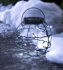 Plow &amp; Hearth Decorative Garden Accents | Yard &amp; Garden Mini Solar Lanterns, Set Of 3