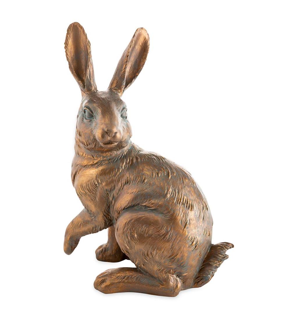 Plow &amp; Hearth Decorative Garden Accents | Yard &amp; Garden Rabbit Family With Mother And Three Babies, Set Of 4