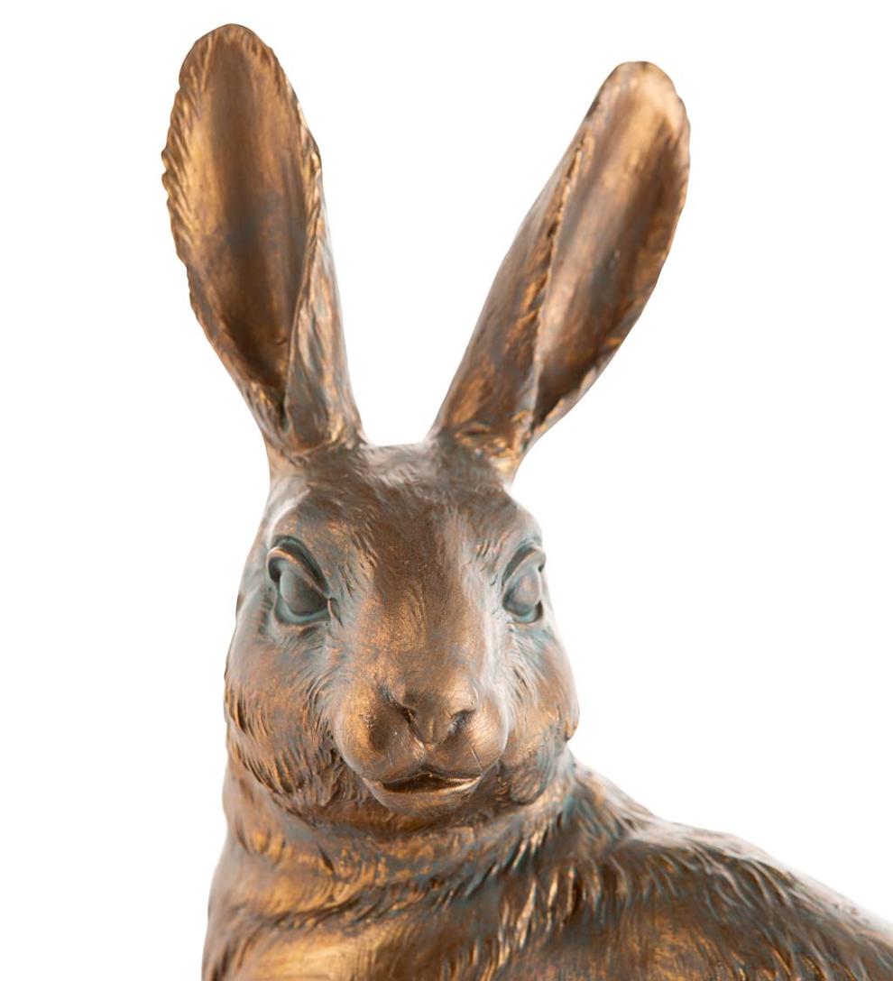 Plow &amp; Hearth Decorative Garden Accents | Yard &amp; Garden Rabbit Family With Mother And Three Babies, Set Of 4