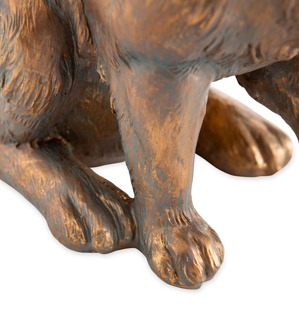 Plow &amp; Hearth Decorative Garden Accents | Yard &amp; Garden Rabbit Family With Mother And Three Babies, Set Of 4