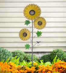 Plow &amp; Hearth Decorative Garden Accents | Yard &amp; Garden Sunflower Garden Metal Stake