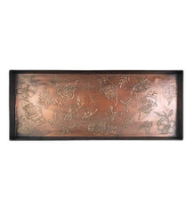 Plow &amp; Hearth Doormats &amp; Boot Trays | Outdoor Living Embossed Metal Garden Gnome Boot Tray