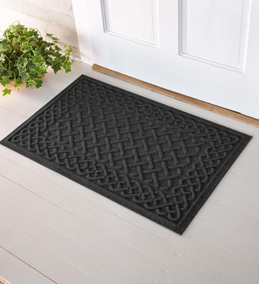 Plow &amp; Hearth Doormats &amp; Boot Trays | Outdoor Living Waterhog Cable Weave Doormat