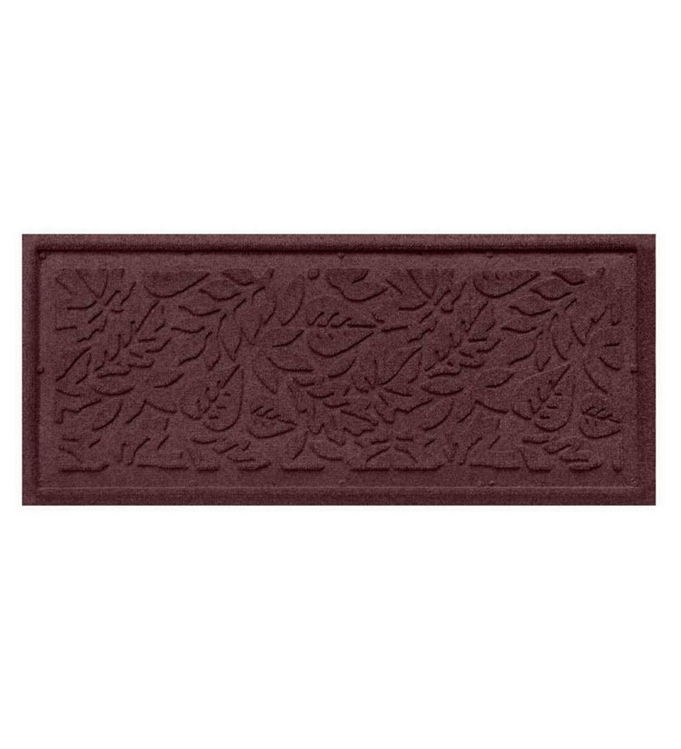 Plow &amp; Hearth Doormats &amp; Boot Trays | Outdoor Living Waterhog Fall Day Leaves Boot Tray - Bordeaux