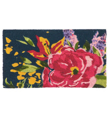 Plow &amp; Hearth Doormats | Indoor Living Floral Grand Coir Mat
