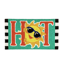 Plow &amp; Hearth Doormats | Indoor Living Hot Sun Coir Door Mat