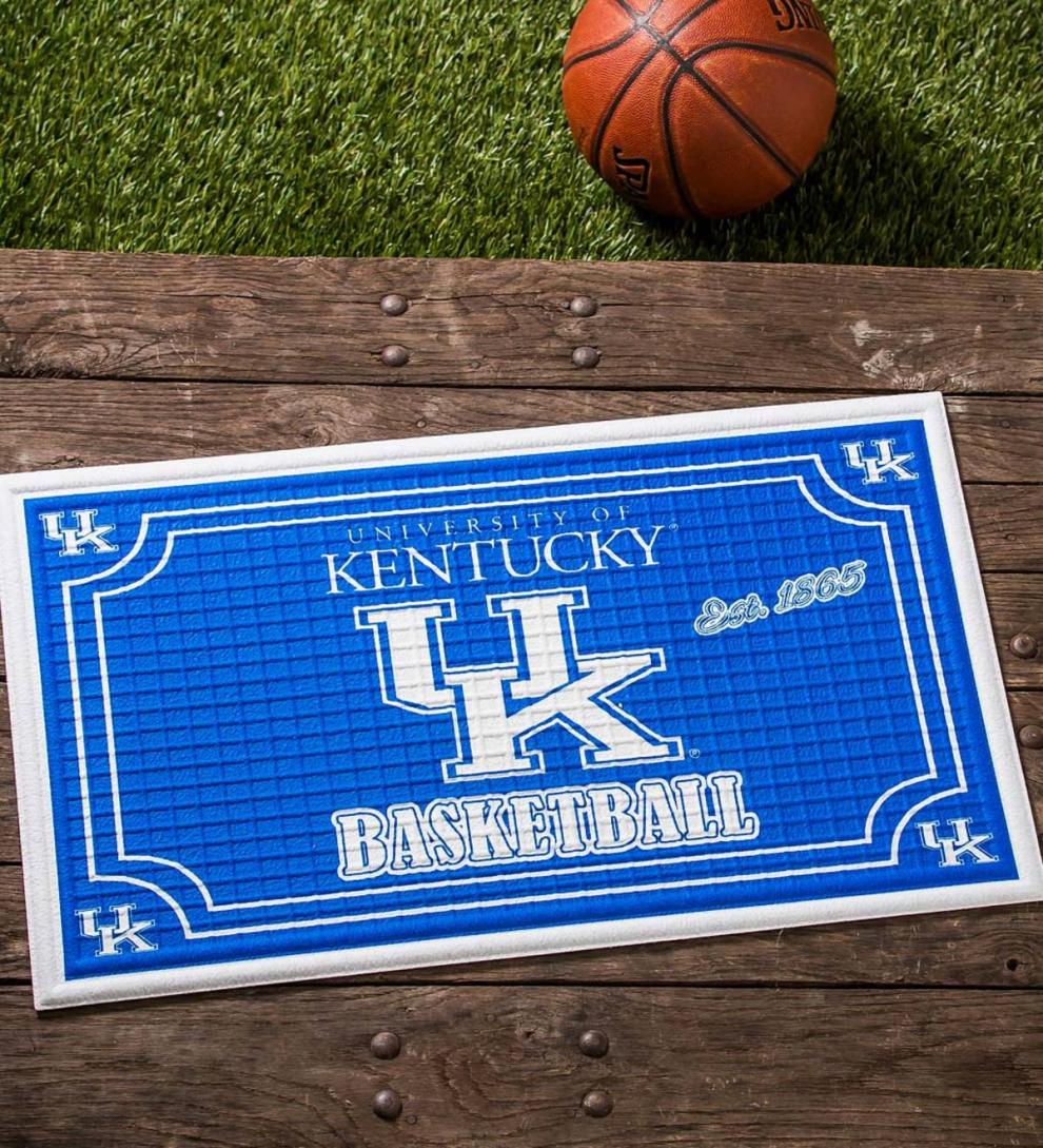 Plow &amp; Hearth Doormats | Indoor Living Indoor/Outdoor College Team Pride Embossed Doormat - Univ Of Alabama