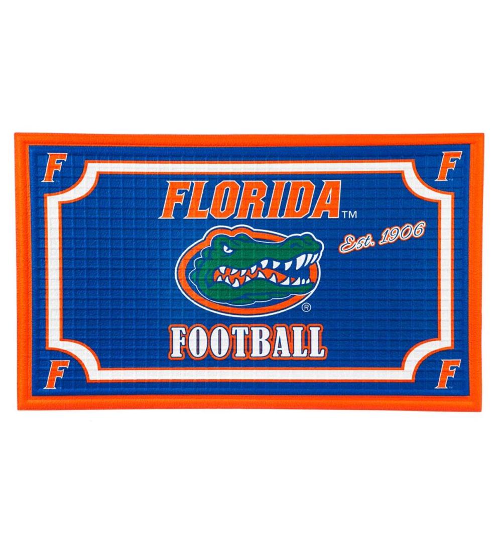 Plow &amp; Hearth Doormats | Indoor Living Indoor/Outdoor College Team Pride Embossed Doormat - Univ Of Alabama