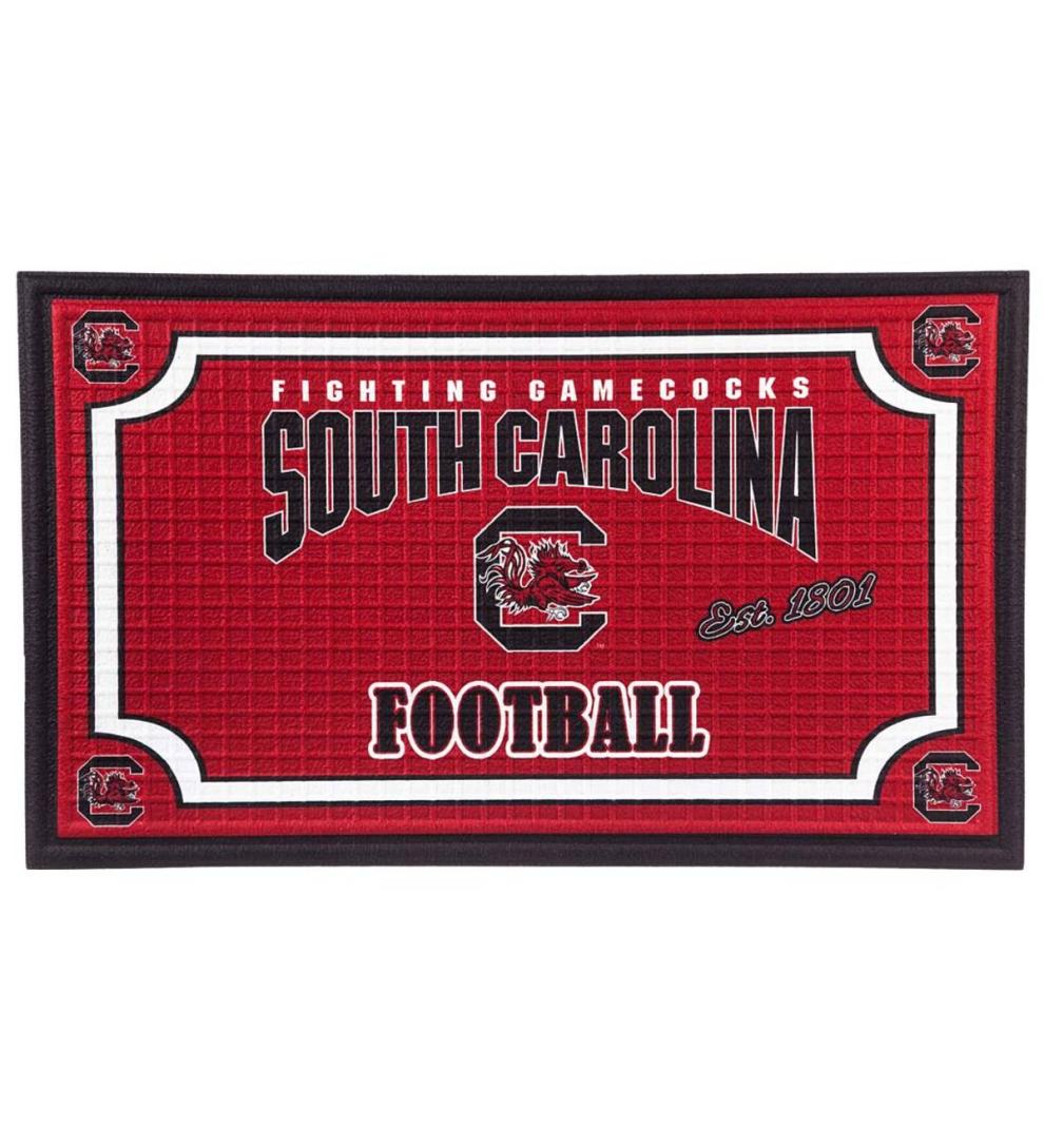 Plow &amp; Hearth Doormats | Indoor Living Indoor/Outdoor College Team Pride Embossed Doormat - Univ Of Alabama
