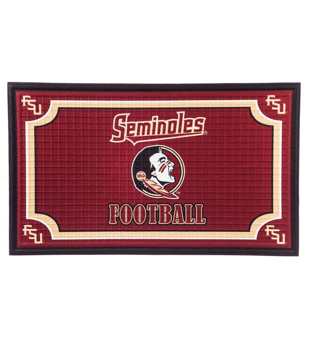 Plow &amp; Hearth Doormats | Indoor Living Indoor/Outdoor College Team Pride Embossed Doormat - Univ Of Alabama