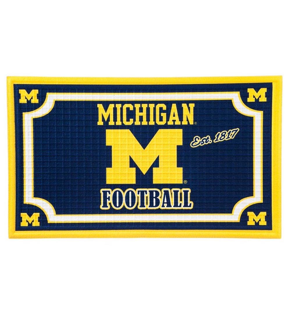 Plow &amp; Hearth Doormats | Indoor Living Indoor/Outdoor College Team Pride Embossed Doormat - Univ Of Alabama