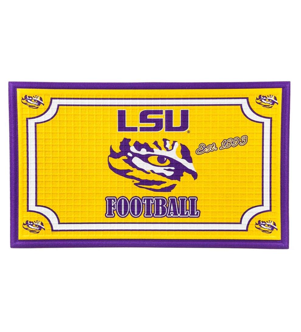 Plow &amp; Hearth Doormats | Indoor Living Indoor/Outdoor College Team Pride Embossed Doormat - Univ Of Alabama