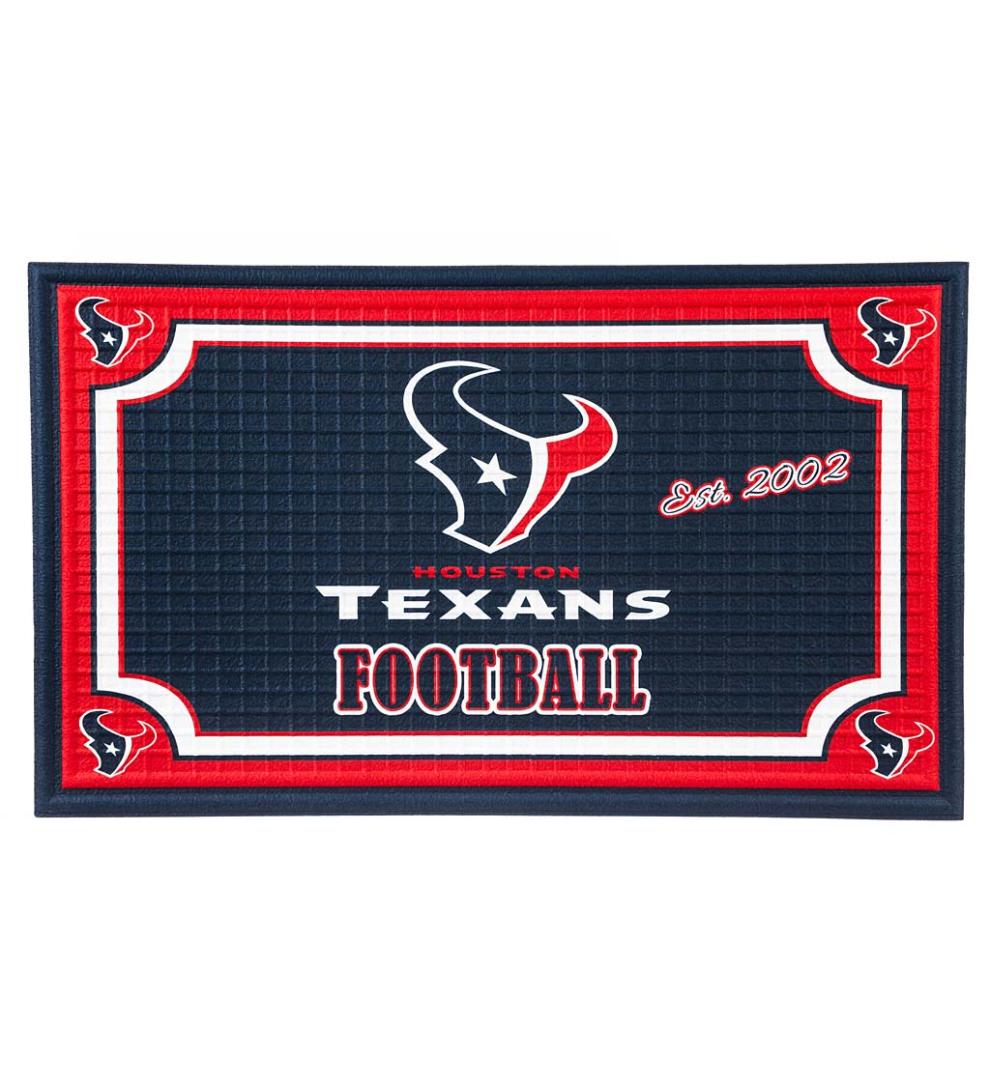 Plow &amp; Hearth Doormats | Indoor Living Indoor/Outdoor Nfl Team Pride Embossed Doormat - Denver Broncos
