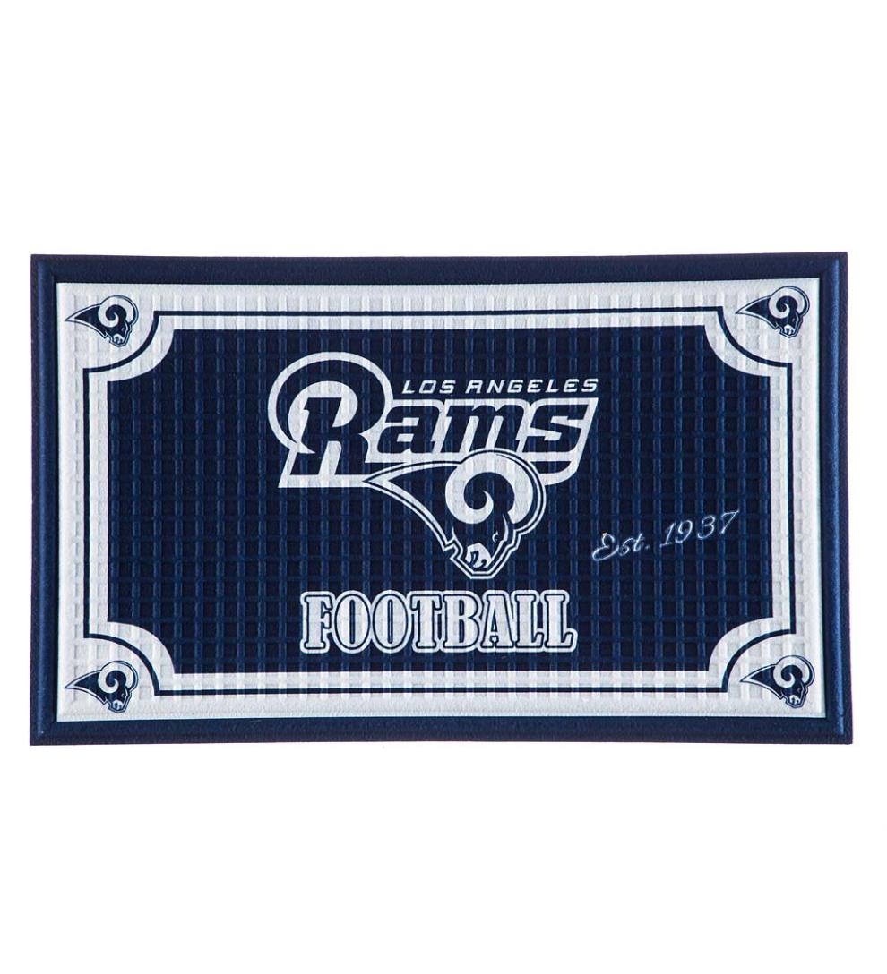 Plow &amp; Hearth Doormats | Indoor Living Indoor/Outdoor Nfl Team Pride Embossed Doormat - Denver Broncos