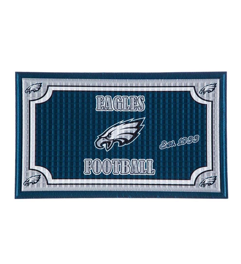 Plow &amp; Hearth Doormats | Indoor Living Indoor/Outdoor Nfl Team Pride Embossed Doormat - Denver Broncos