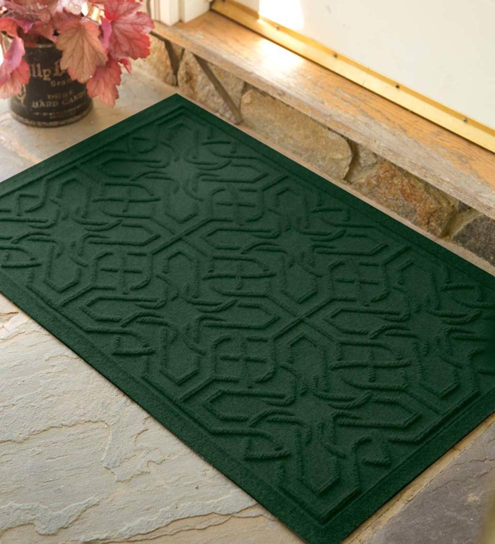 Plow &amp; Hearth Doormats | Indoor Living Waterhog Celtic Knot Doormat