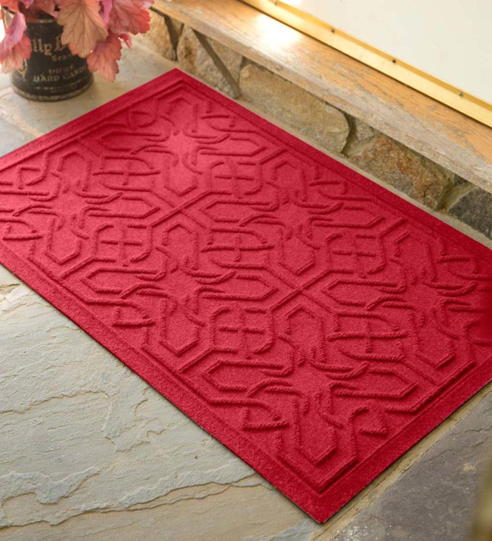 Plow &amp; Hearth Doormats | Indoor Living Waterhog Celtic Knot Doormat
