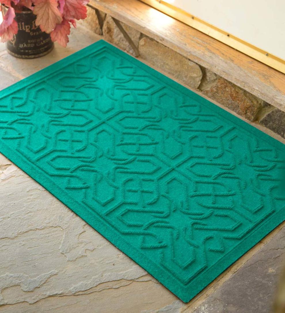 Plow &amp; Hearth Doormats | Indoor Living Waterhog Celtic Knot Doormat