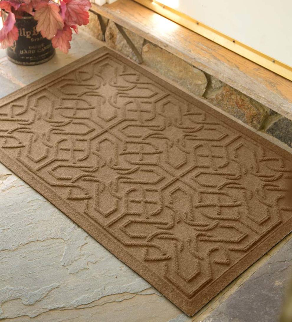 Plow &amp; Hearth Doormats | Indoor Living Waterhog Celtic Knot Doormat