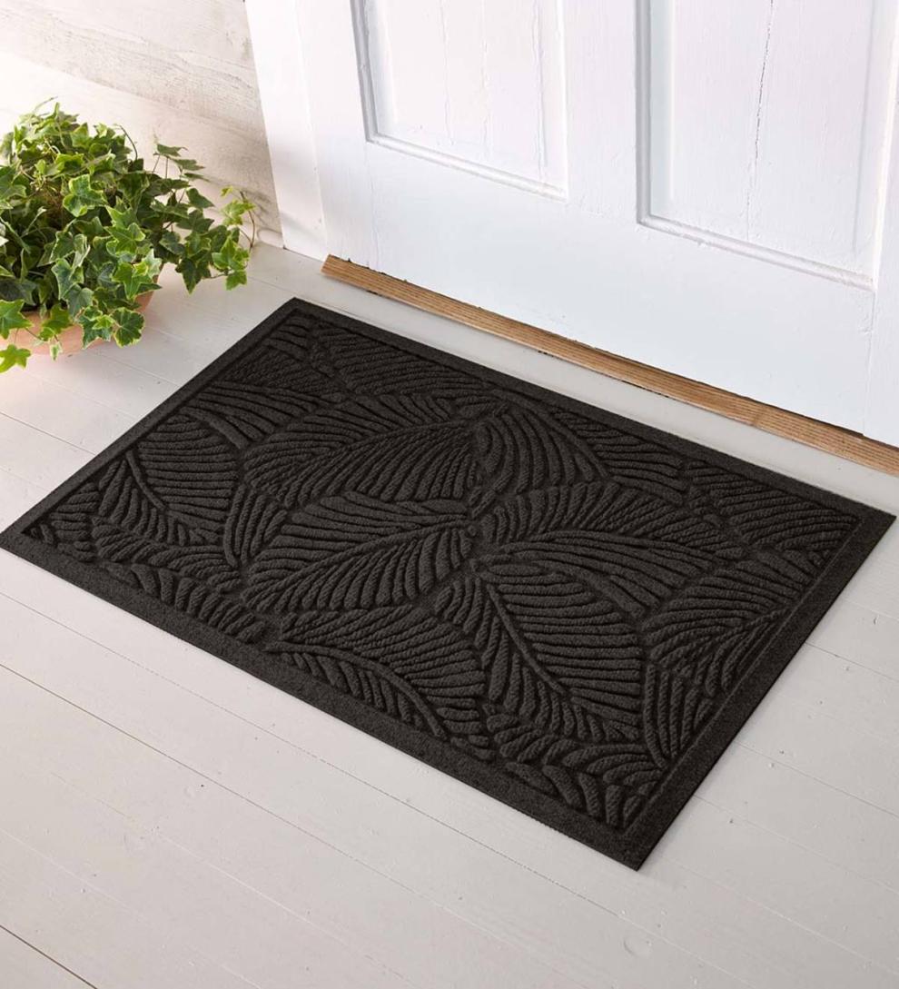 Plow &amp; Hearth Doormats | Indoor Living Waterhog Fern Doormat