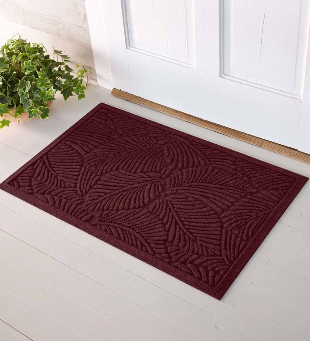 Plow &amp; Hearth Doormats | Indoor Living Waterhog Fern Doormat