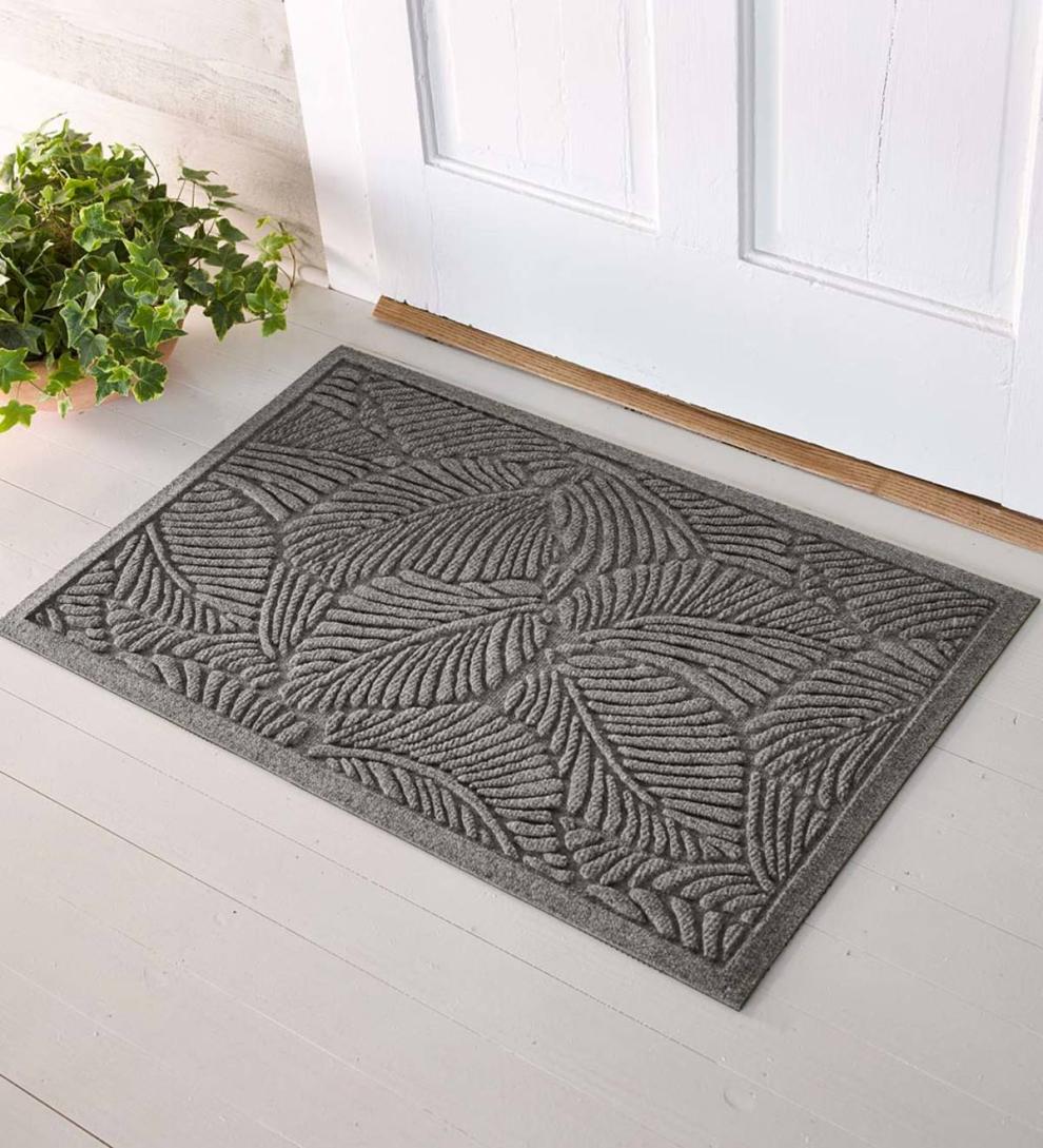 Plow &amp; Hearth Doormats | Indoor Living Waterhog Fern Doormat