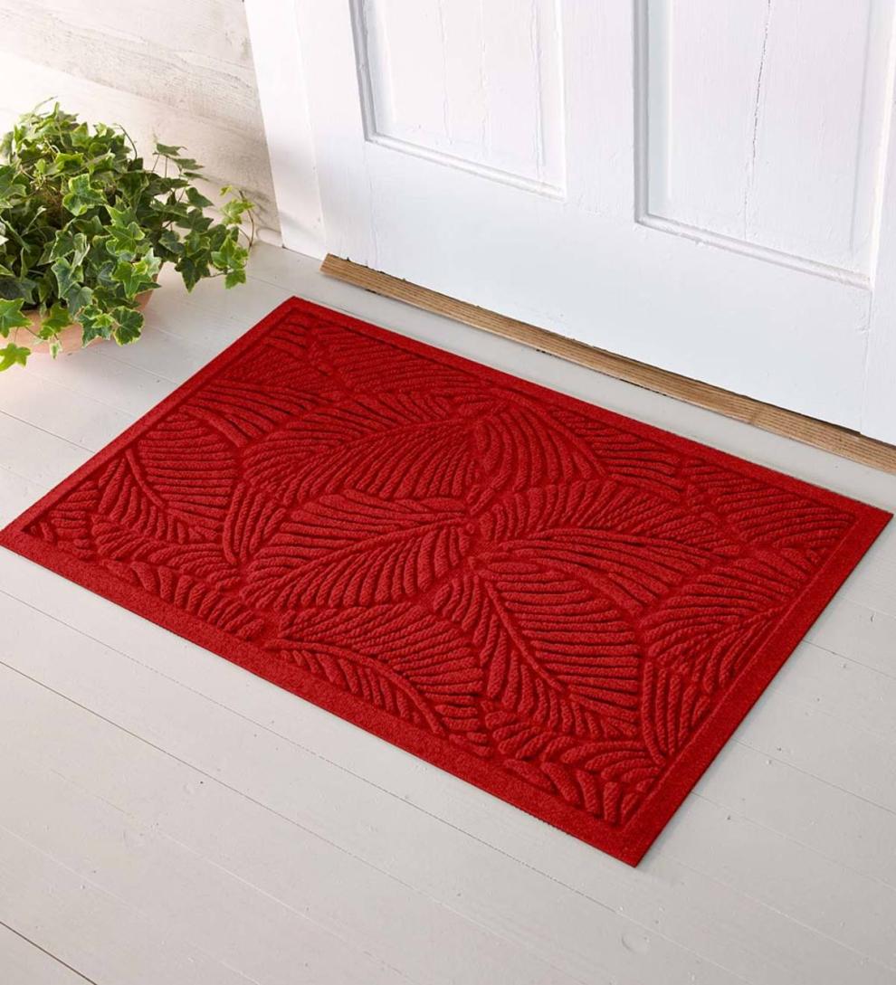 Plow &amp; Hearth Doormats | Indoor Living Waterhog Fern Doormat