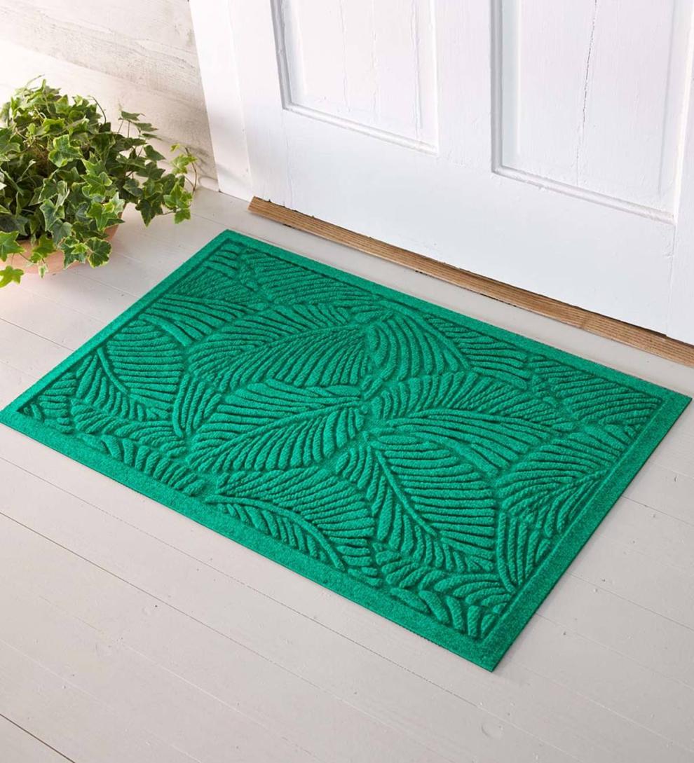 Plow &amp; Hearth Doormats | Indoor Living Waterhog Fern Doormat
