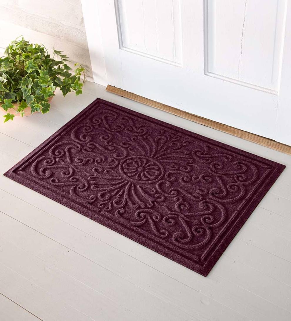 Plow &amp; Hearth Doormats | Indoor Living Waterhog Garden Gate Doormat