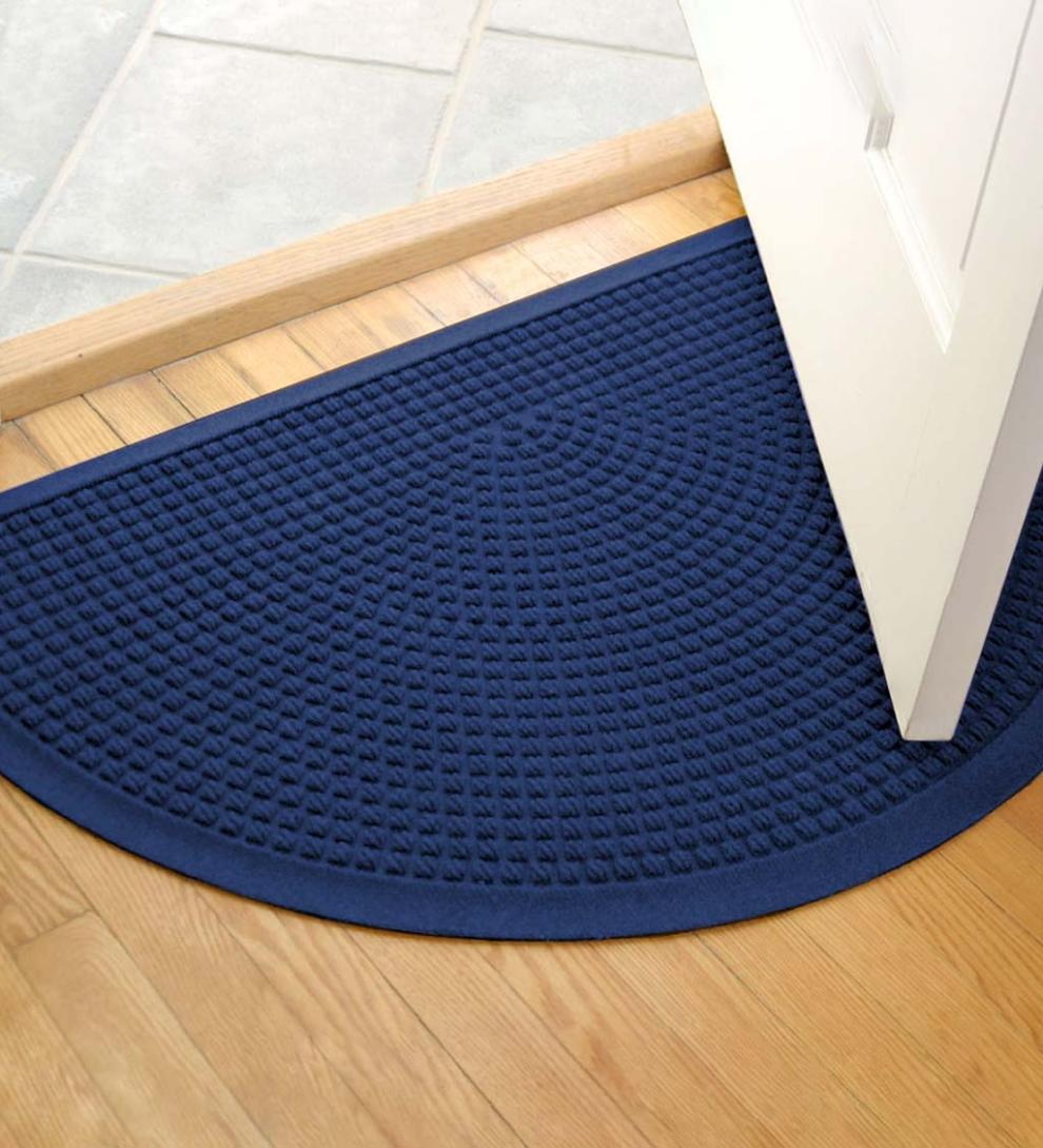 Plow &amp; Hearth Doormats | Indoor Living Waterhog Indoor/Outdoor Cubes Doormat