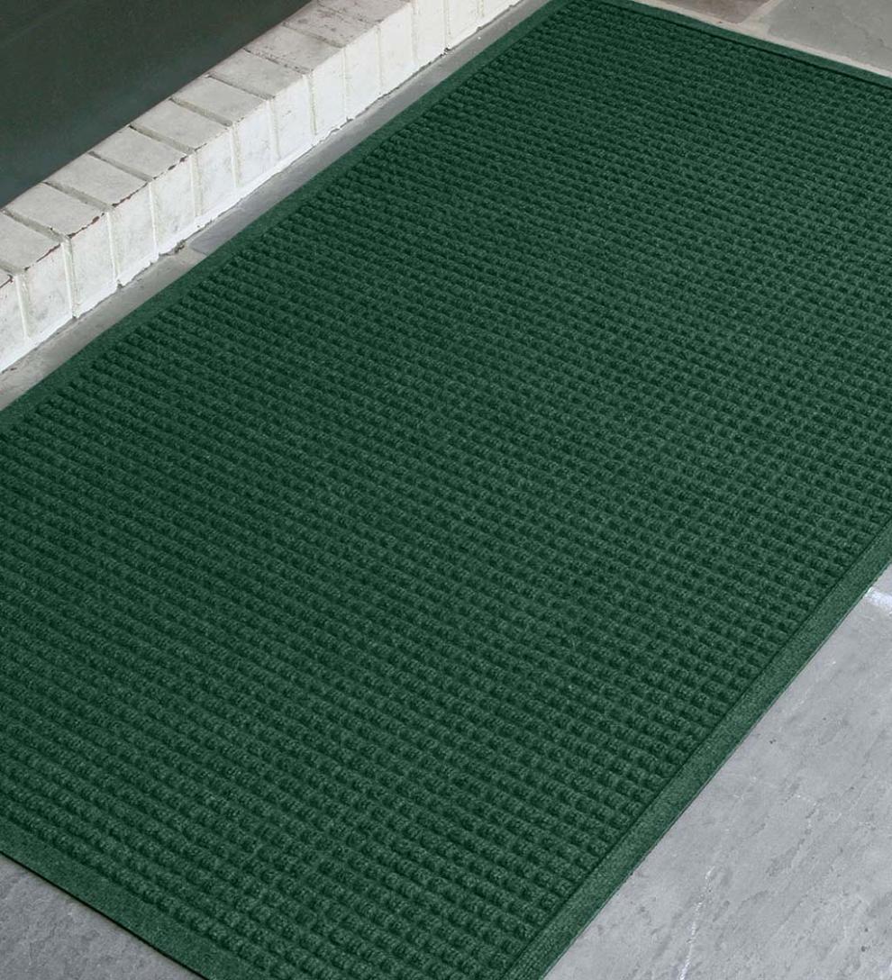 Plow &amp; Hearth Doormats | Indoor Living Waterhog Indoor/Outdoor Cubes Doormat