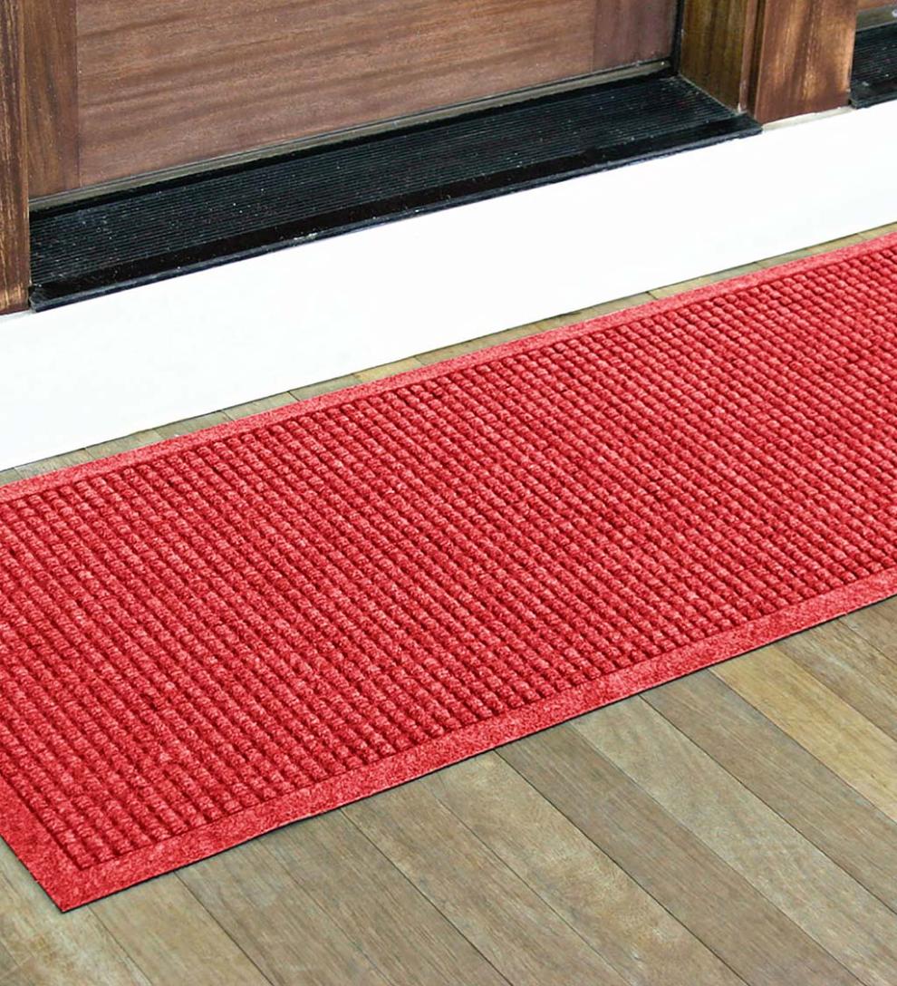 Plow &amp; Hearth Doormats | Indoor Living Waterhog Indoor/Outdoor Cubes Doormat