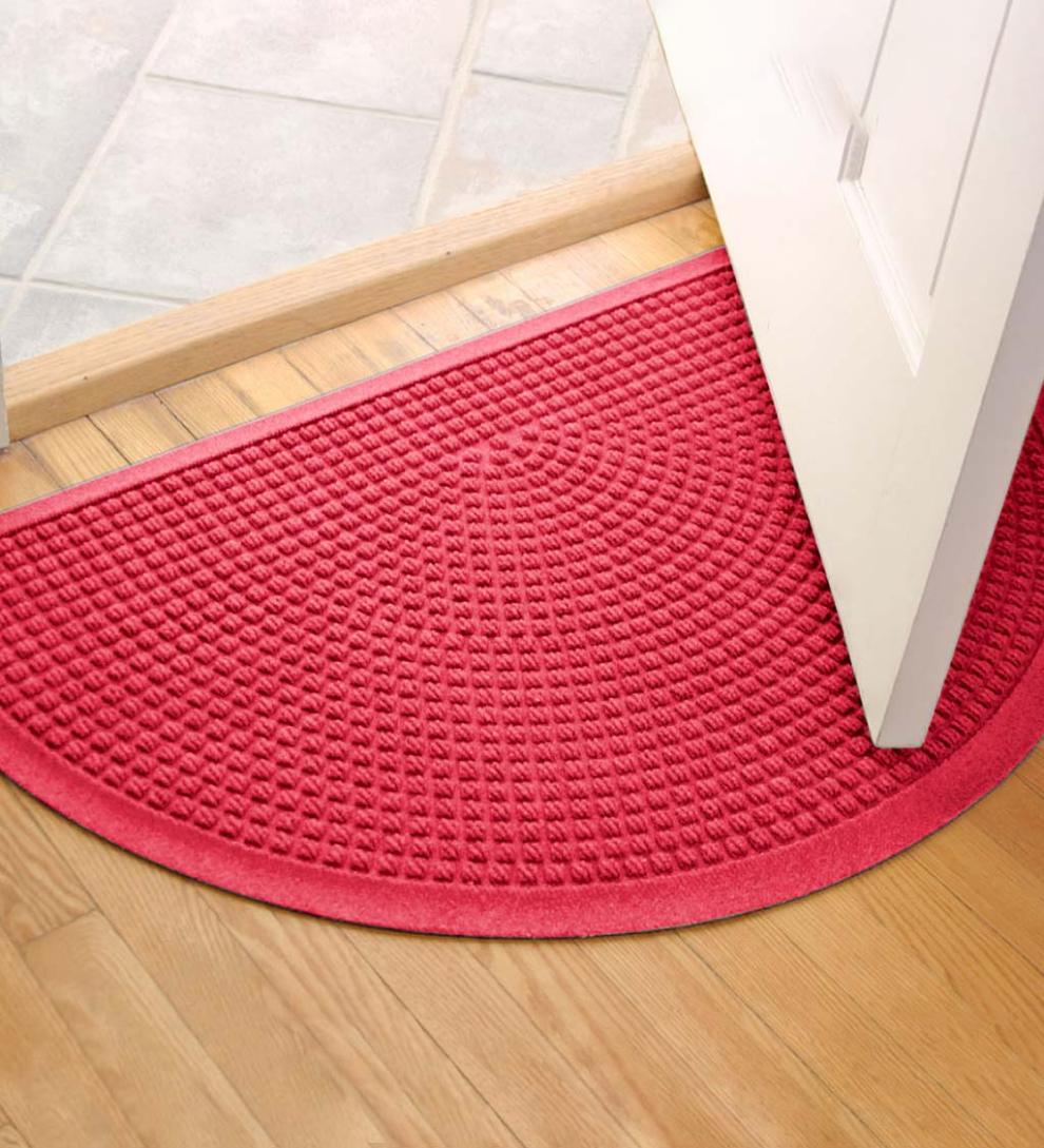 Plow &amp; Hearth Doormats | Indoor Living Waterhog Indoor/Outdoor Cubes Doormat