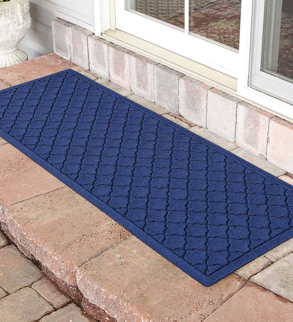 Plow &amp; Hearth Doormats | Indoor Living Waterhog Indoor/Outdoor Geometric Doormat