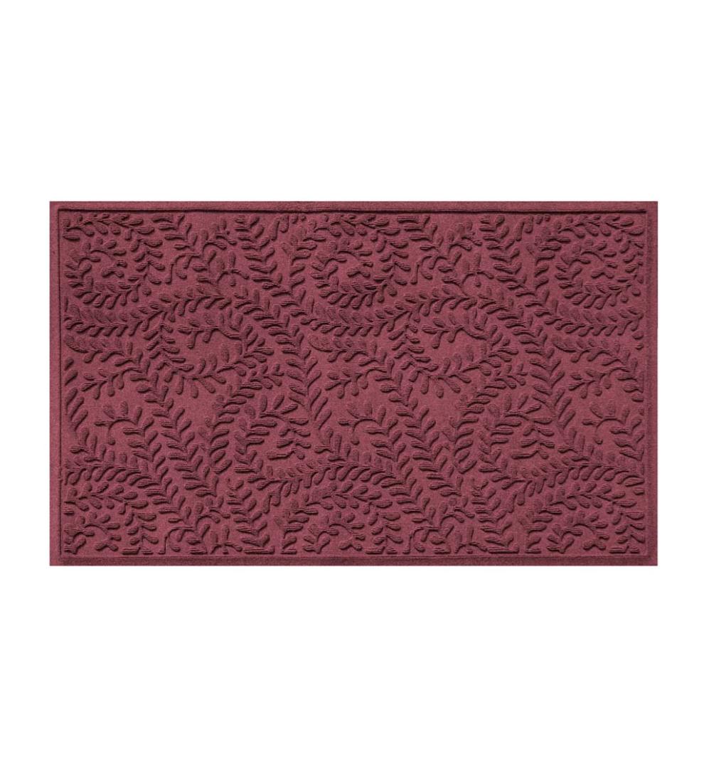 Plow &amp; Hearth Doormats | Indoor Living Waterhog Indoor/Outdoor Leaves Doormat