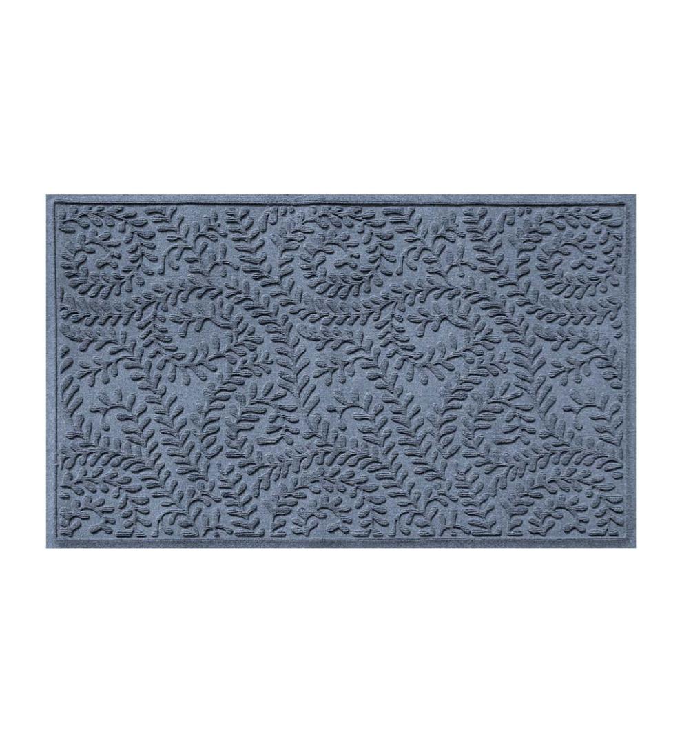 Plow &amp; Hearth Doormats | Indoor Living Waterhog Indoor/Outdoor Leaves Doormat
