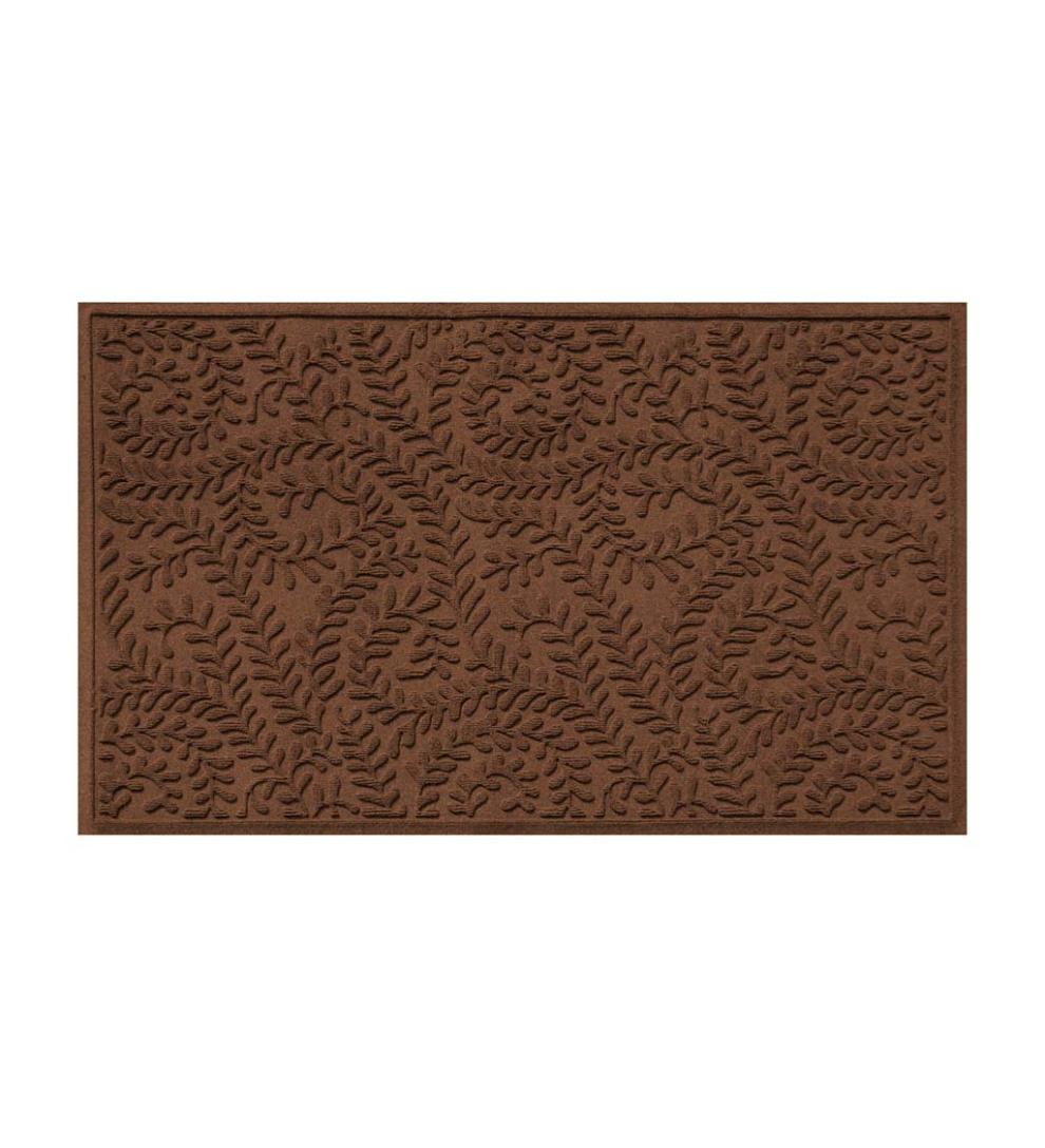 Plow &amp; Hearth Doormats | Indoor Living Waterhog Indoor/Outdoor Leaves Doormat