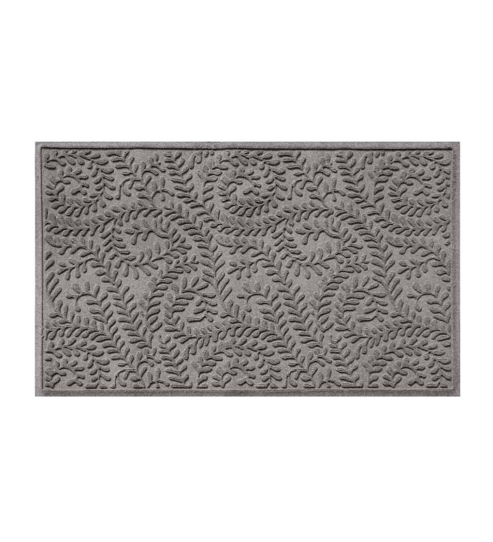Plow &amp; Hearth Doormats | Indoor Living Waterhog Indoor/Outdoor Leaves Doormat