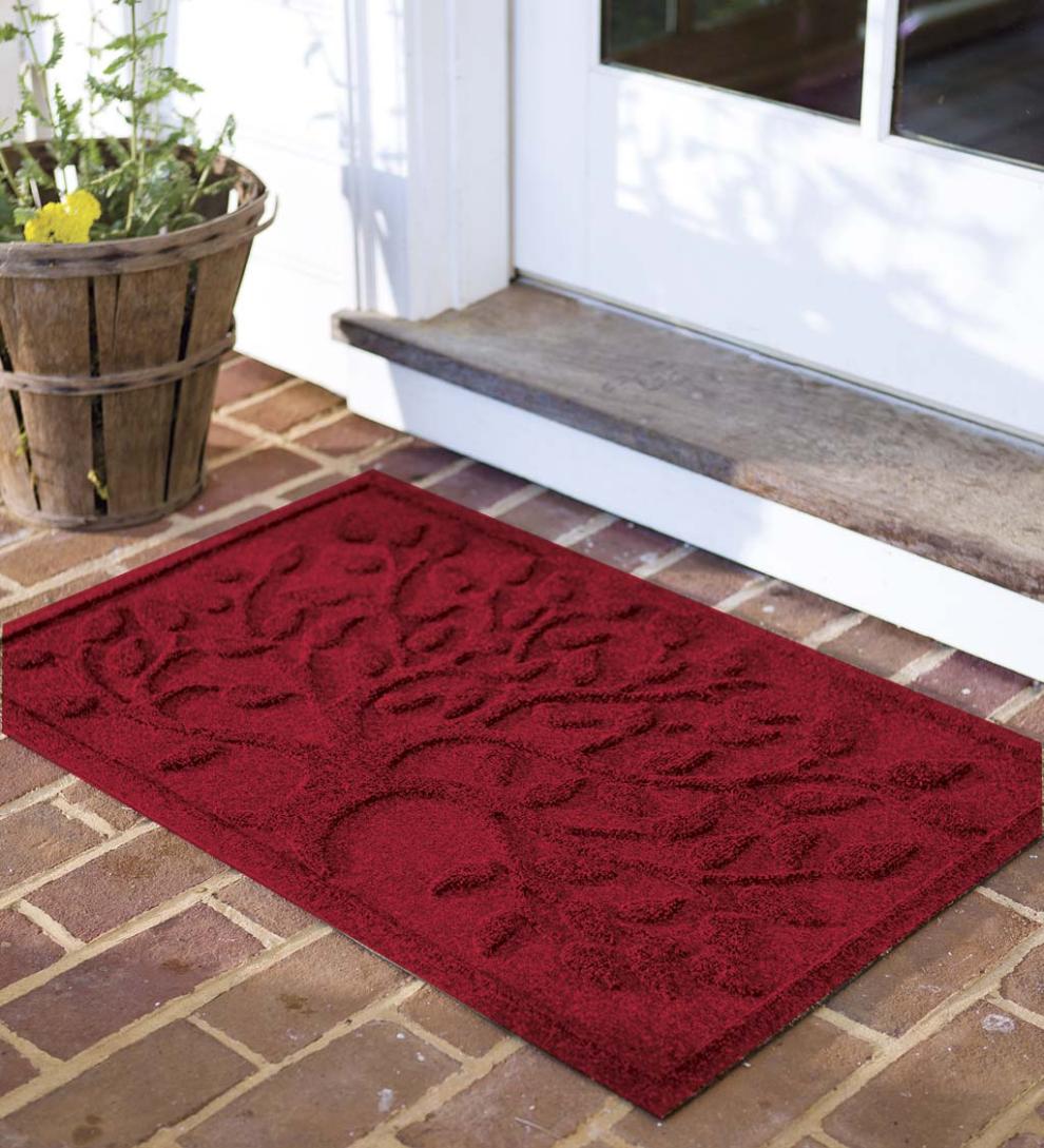 Plow &amp; Hearth Doormats | Indoor Living Waterhog Tree Of Life Doormat