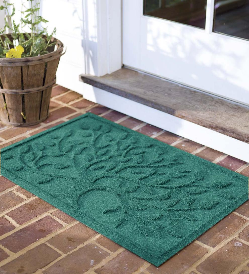 Plow &amp; Hearth Doormats | Indoor Living Waterhog Tree Of Life Doormat