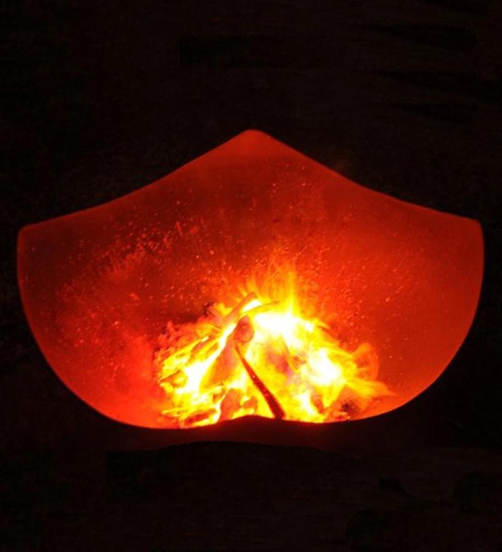 Plow &amp; Hearth Fire Pits | Fireplace &amp; Hearth American-Made Firepit Art Manta Ray Fire Pit