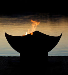 Plow &amp; Hearth Fire Pits | Fireplace &amp; Hearth American-Made Firepit Art Manta Ray Fire Pit