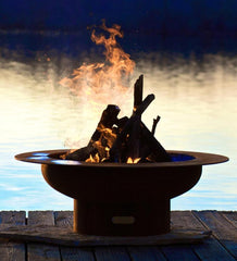 Plow &amp; Hearth Fire Pits | Fireplace &amp; Hearth American-Made Firepit Art Saturn Fire Pit