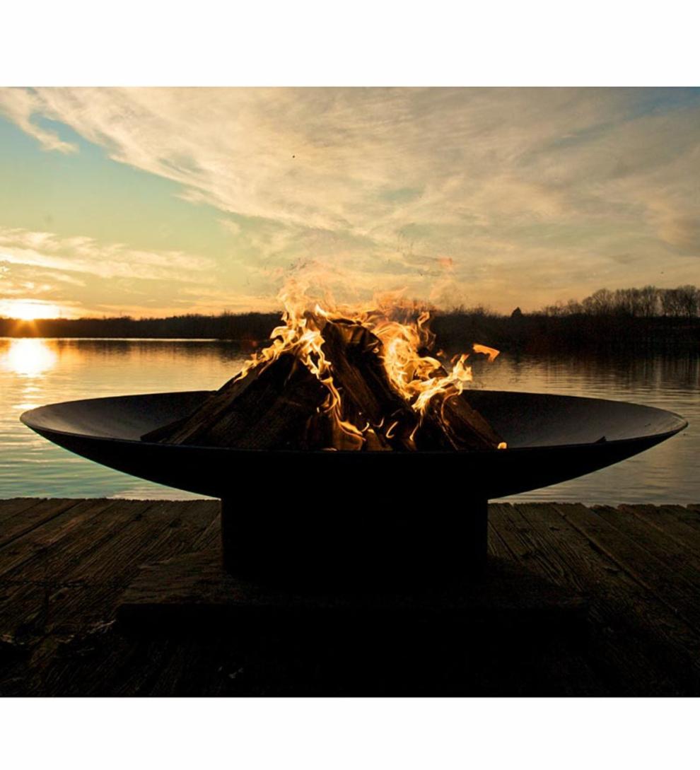 Plow &amp; Hearth Fire Pits | Fireplace &amp; Hearth American-Made Handcrafted Asia Outdoor Fire Pit